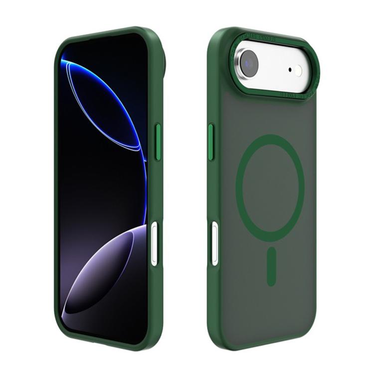 غطاء هاتف Kalebol بإطار عدسة معدني مع MagSafe من PC غير لامع، لهواتف iPhone 17 Pro Max، iPhone 17 Pro، iPhone 17، iPhone Air، iPhone 16 Pro Max