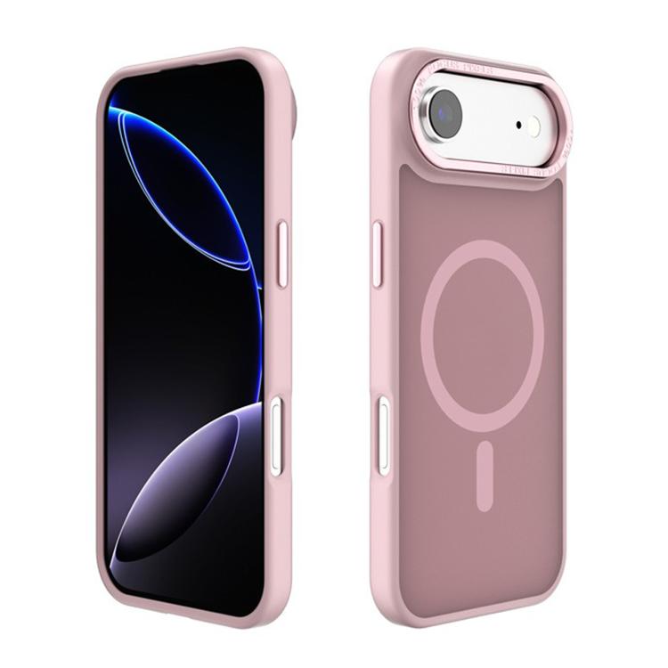 غطاء هاتف Kalebol بإطار عدسة معدني مع MagSafe من PC غير لامع، لهواتف iPhone 17 Pro Max، iPhone 17 Pro، iPhone 17، iPhone Air، iPhone 16 Pro Max