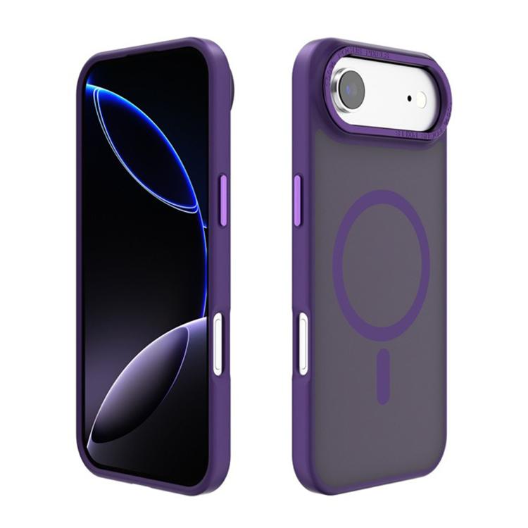 غطاء هاتف Kalebol بإطار عدسة معدني مع MagSafe من PC غير لامع، لهواتف iPhone 17 Pro Max، iPhone 17 Pro، iPhone 17، iPhone Air، iPhone 16 Pro Max