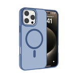 غطاء هاتف Kalebol بإطار عدسة معدني مع MagSafe من PC غير لامع، لهواتف iPhone 17 Pro Max، iPhone 17 Pro، iPhone 17، iPhone Air، iPhone 16 Pro Max