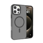 غطاء هاتف Kalebol بإطار عدسة معدني مع MagSafe من PC غير لامع، لهواتف iPhone 16 Pro، iPhone 16 Plus، iPhone 16، iPhone 15 Pro Max، iPhone 15 Pro