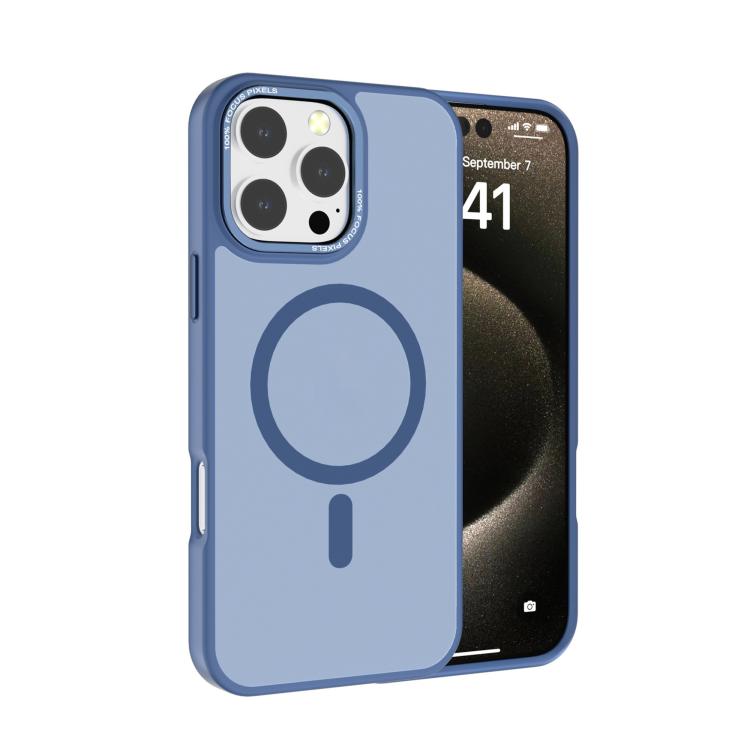 غطاء هاتف Kalebol بإطار عدسة معدني مع MagSafe من PC غير لامع، لهواتف iPhone 16 Pro، iPhone 16 Plus، iPhone 16، iPhone 15 Pro Max، iPhone 15 Pro