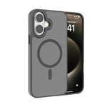 غطاء هاتف Kalebol بإطار عدسة معدني مع MagSafe من PC غير لامع، لهواتف iPhone 16 Pro، iPhone 16 Plus، iPhone 16، iPhone 15 Pro Max، iPhone 15 Pro