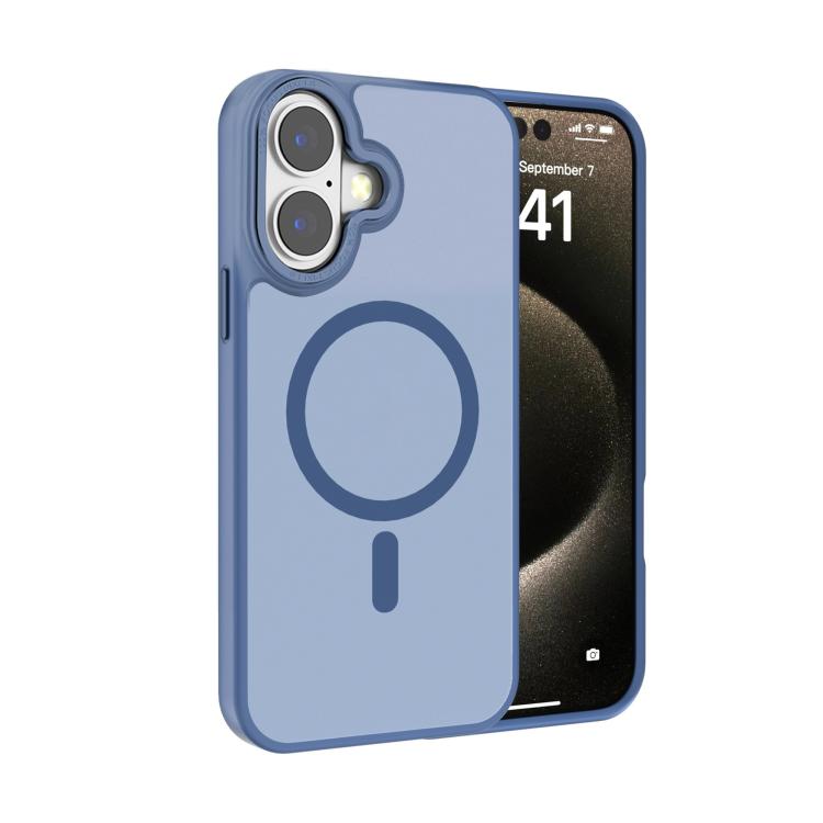 غطاء هاتف Kalebol بإطار عدسة معدني مع MagSafe من PC غير لامع، لهواتف iPhone 16 Pro، iPhone 16 Plus، iPhone 16، iPhone 15 Pro Max، iPhone 15 Pro