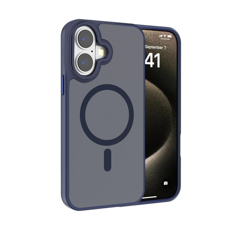 غطاء هاتف Kalebol بإطار عدسة معدني مع MagSafe من PC غير لامع، لهواتف iPhone 16 Pro، iPhone 16 Plus، iPhone 16، iPhone 15 Pro Max، iPhone 15 Pro