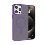 غطاء هاتف Kalebol بإطار عدسة معدني مع MagSafe من PC غير لامع، لهواتف iPhone 14 Pro Max، iPhone 13 Pro Max، iPhone 13 Pro، iPhone 13