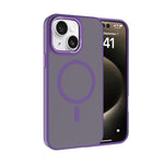غطاء هاتف Kalebol بإطار عدسة معدني مع MagSafe من PC غير لامع، لهواتف iPhone 14 Pro Max، iPhone 13 Pro Max، iPhone 13 Pro، iPhone 13