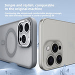 غطاء هاتف Kalebol بإطار عدسة معدني مع MagSafe من PC غير لامع، لهواتف iPhone 16 Pro، iPhone 16 Plus، iPhone 16، iPhone 15 Pro Max، iPhone 15 Pro