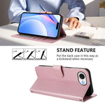 غطاء هاتف Litter Panda من الجلد مع نقش RFID وحبل معصم، لهواتف iPhone 17e / 16e، iPhone 17 Pro Max، iPhone 17 Pro، iPhone 17، iPhone Air، iPhone 16 Pro Max، iPhone 16 Pro، iPhone 16 Plus