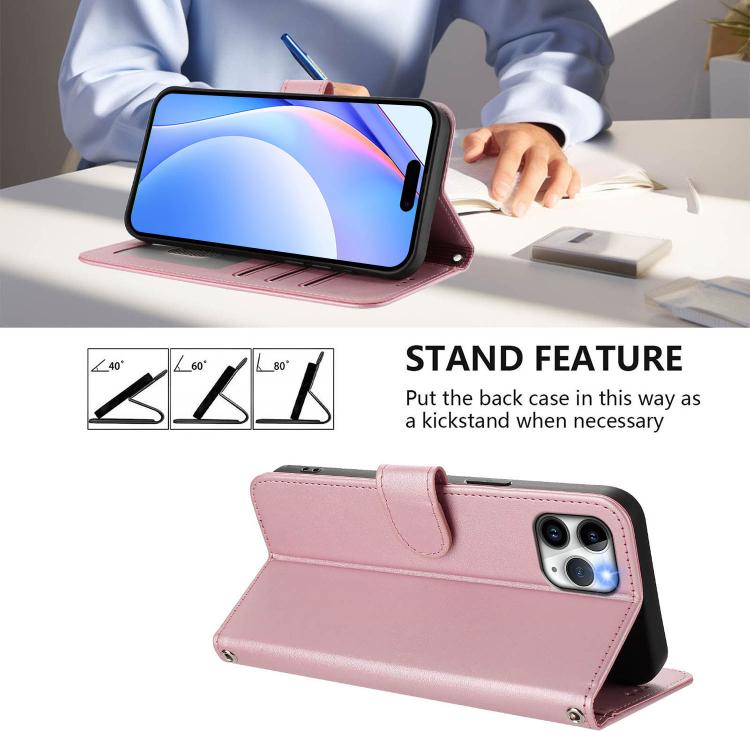 حافظة هاتف جلدية بنقش باندا صغير مع حماية RFID وحبل معصم، لهواتف iPhone 11 Pro Max، iPhone 11، iPhone 11 Pro، iPhone X / XS، iPhone XR، iPhone XS Max، iPhone 8 Plus / 7 Plus