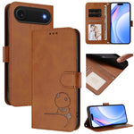 غطاء هاتف Litter Panda من الجلد مع نقش RFID وحبل معصم، لهواتف iPhone 17e / 16e، iPhone 17 Pro Max، iPhone 17 Pro، iPhone 17، iPhone Air، iPhone 16 Pro Max، iPhone 16 Pro، iPhone 16 Plus