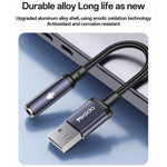 محول صوت USB إلى 3.5 مم من الألمنيوم Yesido YAU46، YAU46