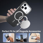 غطاء هاتف حامل بطاقات مغناطيسي من ألياف الكربون مع MagSafe، لهواتف iPhone 17 Pro Max، iPhone 17 Pro، iPhone 17، iPhone Air، iPhone 16 Pro Max، iPhone 16 Pro، iPhone 16 Plus، iPhone 16، iPhone 15 Pro Max