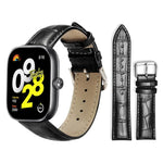 xDfind Bamboo Texture Pin Buckle Leather Watch Band, For Xiaomi Band 10 Pro / 9 Pro / Redmi Watch 6, For Xiaomi Smart Band 10 / 9 / 8 / NFC 14mm, For Redmi Watch 3 Active / Lite 20mm, For Redmi Watch 3 20mm