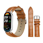 xDfind Bamboo Texture Pin Buckle Leather Watch Band, For Xiaomi Band 10 Pro / 9 Pro / Redmi Watch 6, For Xiaomi Smart Band 10 / 9 / 8 / NFC 14mm, For Redmi Watch 3 Active / Lite 20mm, For Redmi Watch 3 20mm