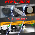 T09 2pcs/Pack 55W 3 inch High Power Dual Lens Fog Light, T09 Four-corner Universal, T09 Oblique Universal