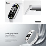 Original Xiaomi Smart Band 10, 1.72 inch AMOLED Screen 5ATM Waterproof Smart Watch, Support Blood Oxygen / Heart Rate Monitor, Smart Band 10 Black