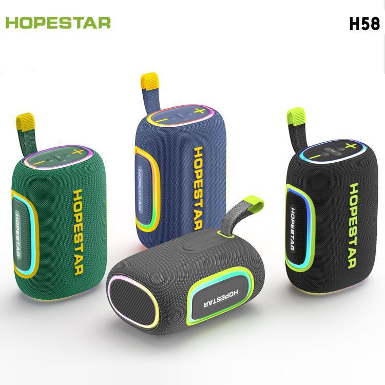 مكبر صوت بلوتوث محمول خارجي مقاوم للماء بقوة 65 واط HOPESTAR H58، H58