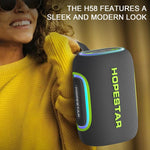 مكبر صوت بلوتوث محمول خارجي مقاوم للماء بقوة 65 واط HOPESTAR H58، H58