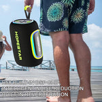 مكبر صوت بلوتوث محمول خارجي مقاوم للماء بقوة 65 واط HOPESTAR H58، H58