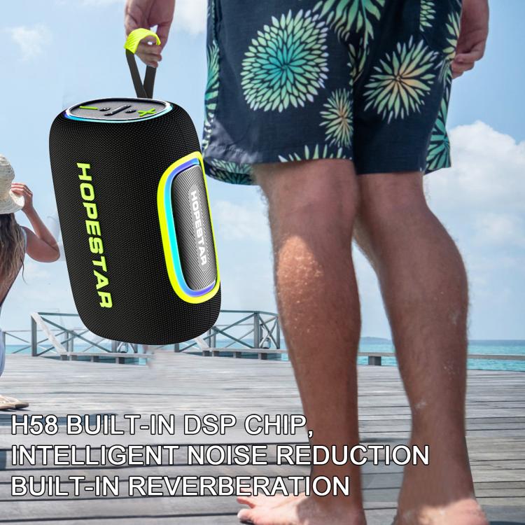 مكبر صوت بلوتوث محمول خارجي مقاوم للماء بقوة 65 واط HOPESTAR H58، H58