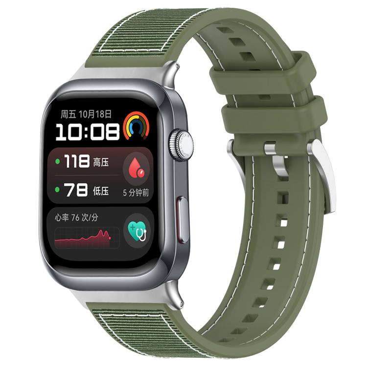 xDfind Hybrid Nylon Braid Silicone Watch Band, For Huawei Watch Fit4 / Fit3 / Fit4 Pro 20mm, For Huawei Watch D2 22mm
