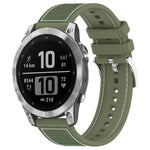 xDfind Hybrid Nylon Braid Silicone Watch Band, For Garmin Fenix 8/7X/6X/5X 26mm, For Garmin Fenix 8/7/6/5 22mm, For Garmin Forerunner 220/235/735/735XT 20mm, For Garmin Forerunner 35/30/35J 20mm