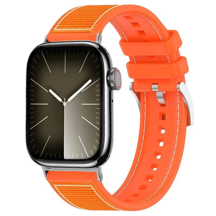سوار ساعة هجين من النايلون المضفر والسيليكون من xDfind، لساعة آبل 42 / 44 / 45 / 46 / 49مم 22مم، لساعة آبل 38 / 40 / 41 / S10 42مم 20مم