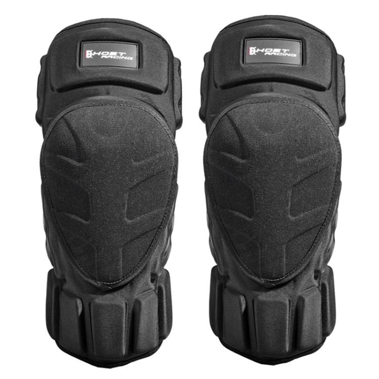 GHOST RACING GH-HX03 1 Pair Motorcycle Protective Gear Kevlar Racing Cold-proof Windproof Knee Pads, With Plush Pad, No Plush Pad