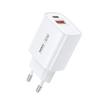شاحن سريع REMAX U187 30 واط USB وType-C GaN، قابس الاتحاد الأوروبي، قابس المملكة المتحدة