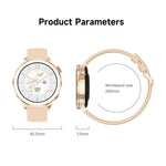 HD X2 Mini ساعة ذكية بشاشة AMOLED بحجم 1.32 بوصة مقاومة للماء بمعيار IP68 تدعم مكالمات البلوتوث