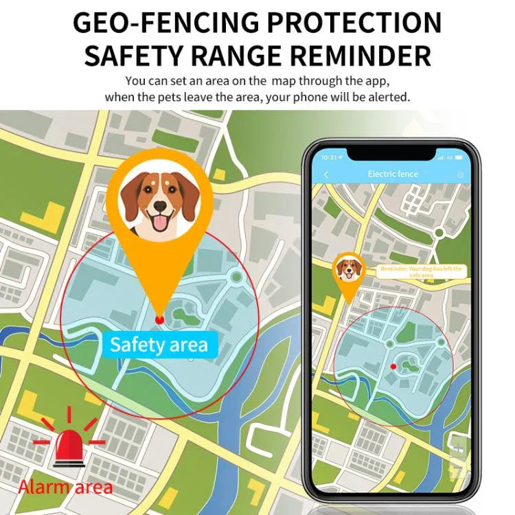 TK919 طوق كلب 4G مقاوم للماء IP67 محدد المواقع GPS