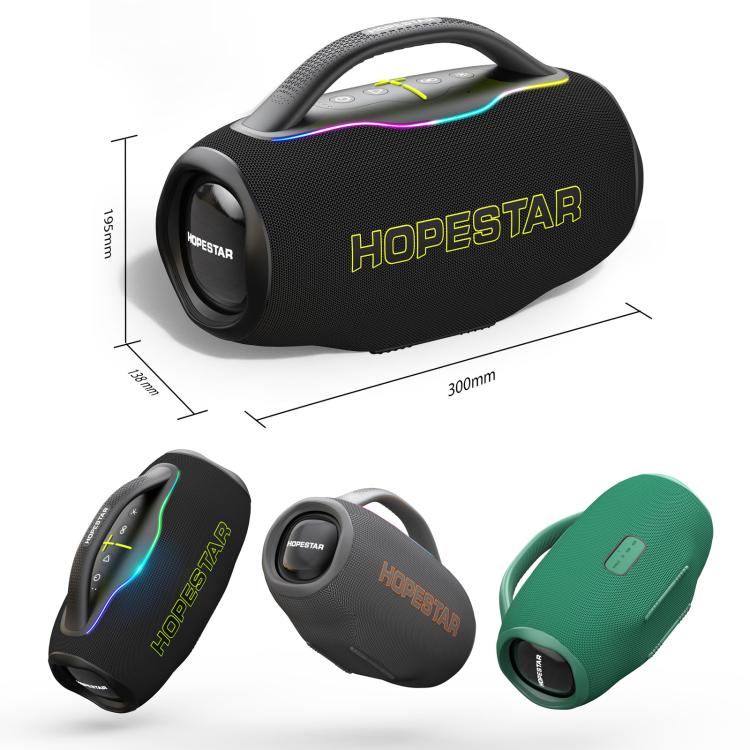 مكبر صوت بلوتوث محمول مقاوم للماء HOPESTAR H87 بقوة 70 واط، يدعم مدخل 3.5 مم