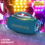 مكبر صوت بلوتوث محمول مقاوم للماء HOPESTAR H87 بقوة 70 واط، يدعم مدخل 3.5 مم