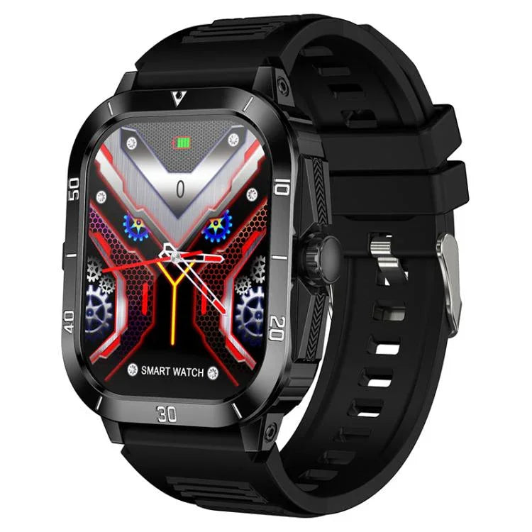 C50 Pro ساعة ذكية رياضية خارجية بشاشة TFT بحجم 2.19 بوصة وبلوتوث تدعم مراقبة معدل ضربات القلب