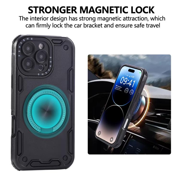 حافظة هاتف بمغناطيس دوار ميكانيكي ثلاثي النواة بزاوية 360 درجة، لهواتف iPhone 12، iPhone 12 Pro، iPhone 11