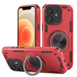 حافظة هاتف بمغناطيس دوار ميكانيكي ثلاثي النواة بزاوية 360 درجة، لهواتف iPhone 12، iPhone 12 Pro، iPhone 11