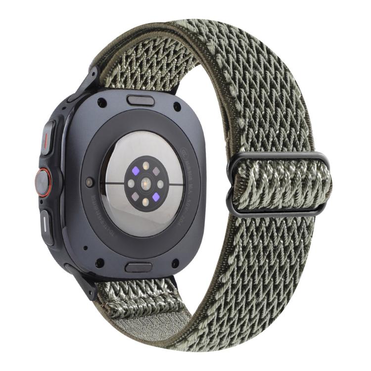 Wave Pattern Nylon Braided Watch Band, For Samsung Galaxy Watch8 / Watch8 Classic