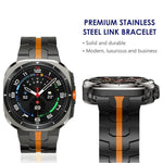 سوار ساعة بمشبك فراشة من سبيكة التيتانيوم، لساعات Samsung Galaxy Watch8 / Watch8 Classic