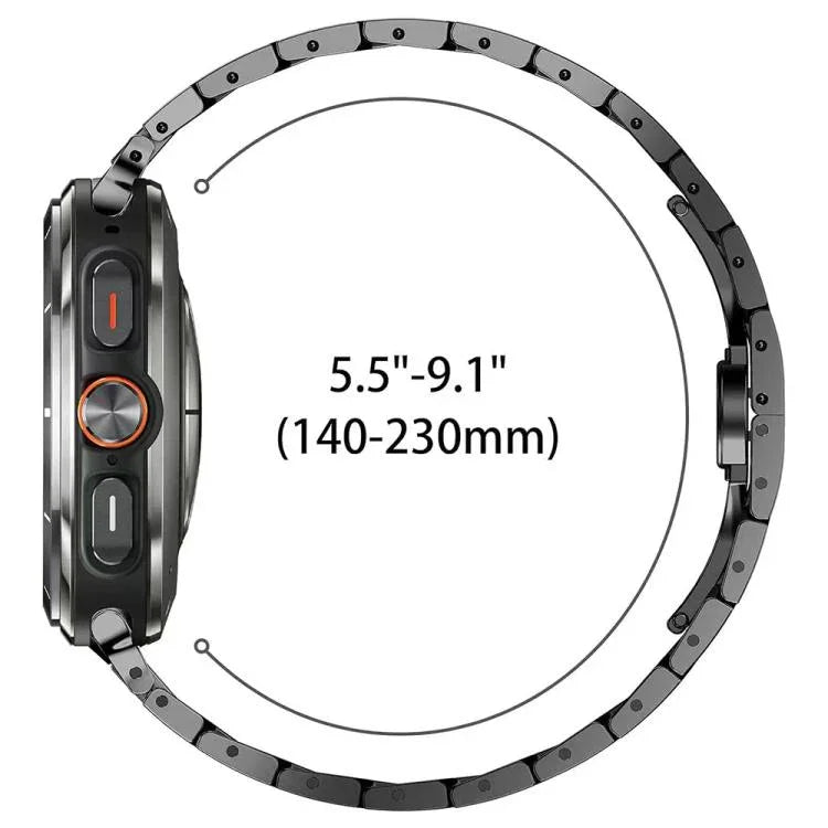 سوار ساعة بمشبك فراشة من سبيكة التيتانيوم، لساعات Samsung Galaxy Watch8 / Watch8 Classic