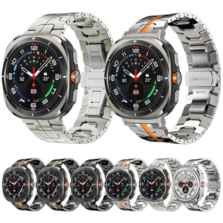 سوار ساعة بمشبك فراشة من سبيكة التيتانيوم، لساعات Samsung Galaxy Watch8 / Watch8 Classic
