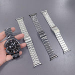 سوار ساعة من سبيكة التيتانيوم مع إبزيم أمان على شكل فراشة، لسامسونج جالاكسي Watch8 / Watch8 Classic