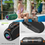مكبر صوت بلوتوث محمول مقاوم للماء IPX5 HOPESTAR H70 بقوة 80 واط، H70