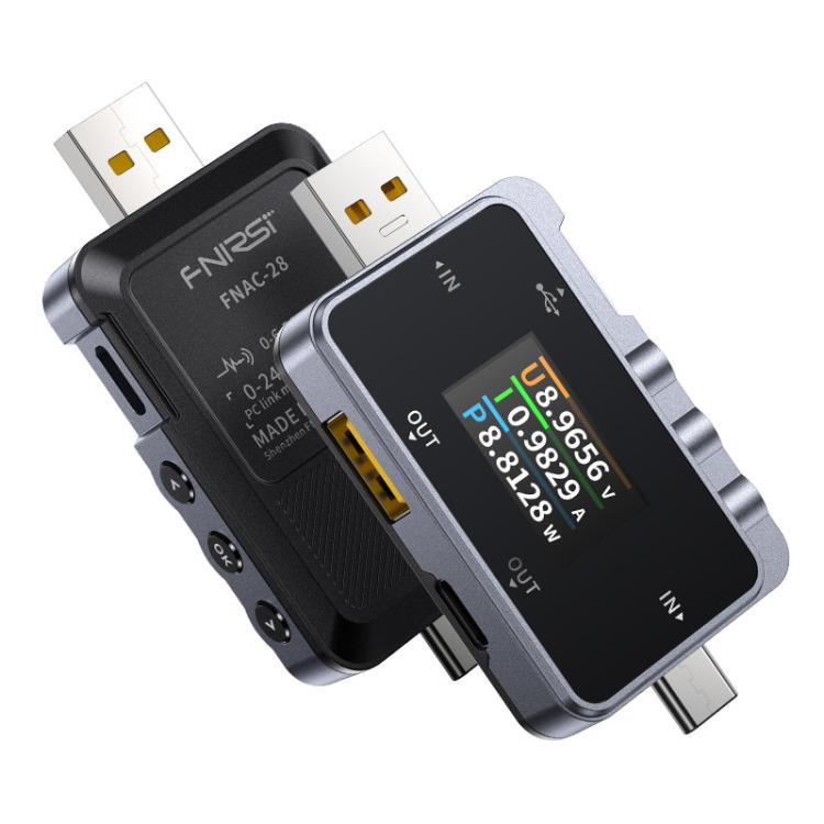 جهاز اختبار مراقبة تموج متعدد الوظائف FNIRSI FNAC-28 من النوع C وUSB، درجة احترافية، FNAC-28