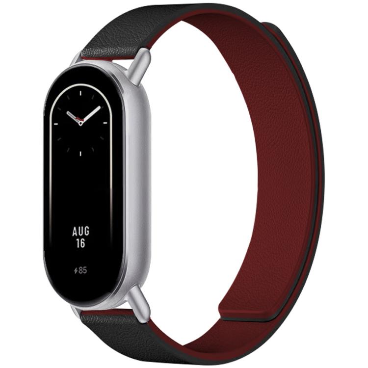 xDfind Litchi Texture Magnetic Silicone Watch Band, For Xiaomi Band 10 Pro/9 Pro/Redmi Watch 6/5/4, For Xiaomi Smart Bnad 10 / 9 / 8, For Redmi Watch 3 Active/Watch 3 Lite, For Redmi Watch 3