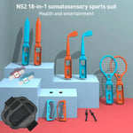 مجموعة ألعاب استشعار حركة 18 في 1 لجهاز نينتندو سويتش 2 iPlay HBS-522