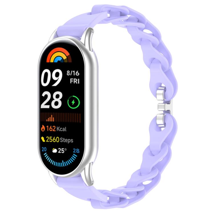 xDfind Hollow Bracelet Silicone Watch Band, For Xiaomi Smart Band 10 / 9 / 8