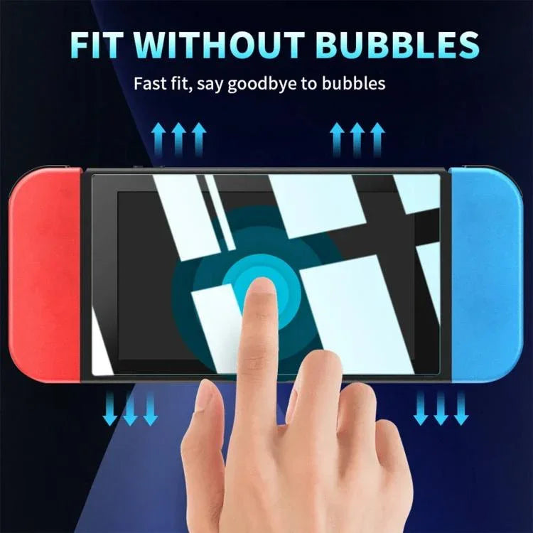فيلم مقسى بحواف منحنية عالي الدقة خالي من الغبار، لجهاز Nintendo Switch 2، Nintendo Switch OLED، وNintendo Switch