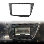 Carbon Fiber Car Center Console Panel Decorative Sticker for SEAT Leon 2005-2012, Center Console Panel, Left Driver, Center Console Panel, Right Driver