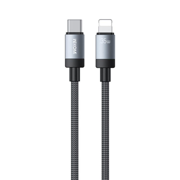 كابل بيانات شحن مضفر WK WDC-99 Kingkong Ruike Series بقوة 35W USB-C / Type-C إلى 8 Pin، الطول: 1 متر، Type-C إلى 8 Pin